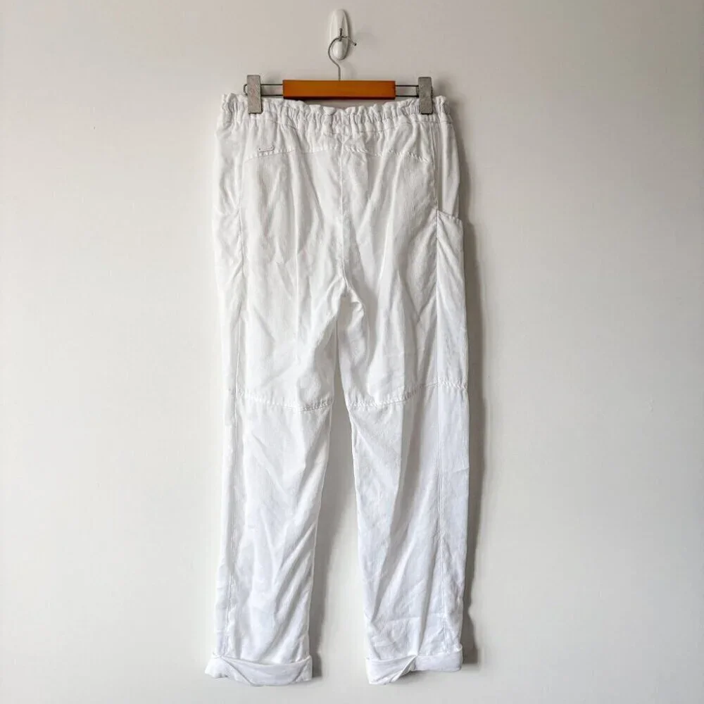 Aritzia Wilfred Marais Linen Lyocell Blend Pant White Size 4